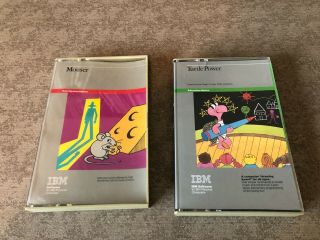 Vintage Computer Games " Mouser " And " Turtle Power " Ibm 1983 No Disks