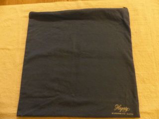 Vtg Hagerty Silversmiths Cloth Anti Tarnish 17 " X 18 " Storage Zipper Pouch Bag