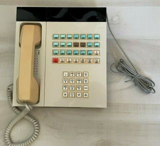 Vtg 80s Tie Communications Telephone 28 Button Standard Speaker Phone Prop
