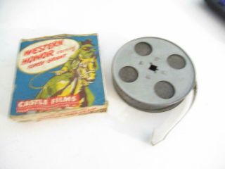 Vintage Castle Films - Western Honor W/kirby Grant - 16mm - Boxed - W20