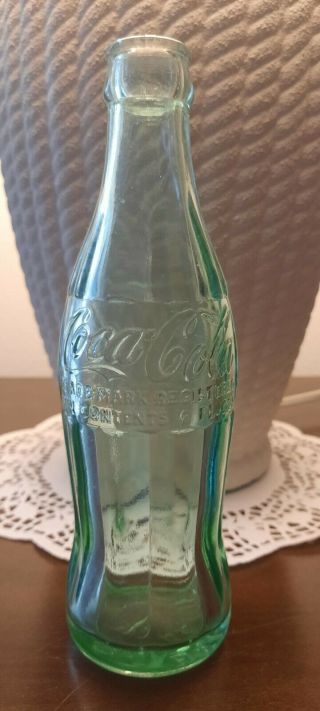 Vintage Hobbleskirt Coca Cola Coke 6 Oz Glass Soda Bottle Bethlehem Pa