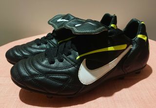 1997 Nike Tiempo 500 M - Rbr Fg Vintage Soccer Cleats Football Boots Us 12 Uk 11