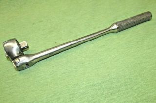 Vintage Champion Plug - Master 3/8 " Dr.  Fine Tooth Flex Head Ratchet - Ct - 405 - Usa