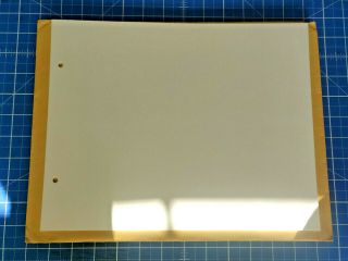 Vintage Cr Gibson White Scrapbook Refill - 70 Approx.  10 " X 12 " Archival Sheets