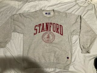 Vintage Russell Athletic University Of Standford Sweatshirt Large