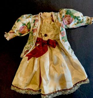Vintage Doll Dress For 10 - 12 Inch Fashion Doll