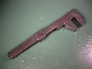 Old Vintage Mechanics Tools Rare Adjustable Wrench " Hande " Model.