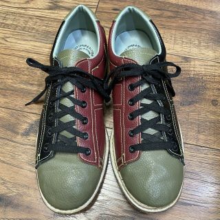 Vintage Linds Bowling Shoes Mens Size 10 Green Red Black World Impex 3