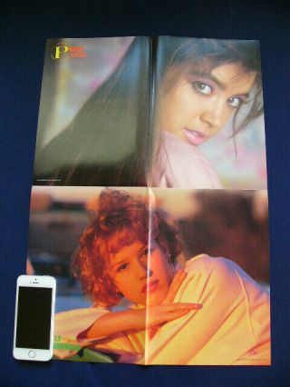 179.  1980s Lucy Deakins Diane Lane / Phoebe Cate Molly Ringwald Japan Vintage Pos