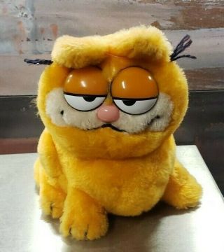 Vintage 1981 Dakin Garfield Cat Plush Stuffed Animal Toy Character Cartoon