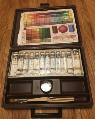Liquitex Acrylic Polymer Emulsion Artists’ Colors - Set Of 12 Tubes Vintage 1974