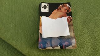 Vintage Nude Women Playing Cards Yugoslavia Calendar 1985 (- 1)