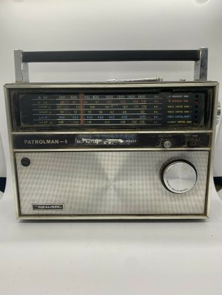 Vintage Realistic Patrolman - 6 Short - Wave Squelch Circuit Radio