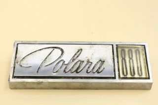 Vintage 1965 - 66 Dodge Polara 880 Fender Emblem No.  2579711 Chrome - M67