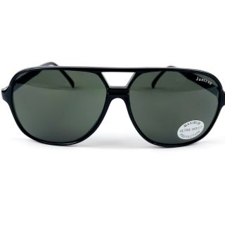 Jantzen Vintage Aviator Sunglasses Shades Black Max Uv Protection