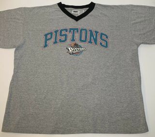 Vintage Men’s Detroit Pistons Nba Basketball T Shirt Pro Edge Size Xl