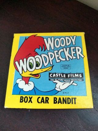 Vintage 8mm Woody Woodpecker " Box Car Bandit " Castle Films 550