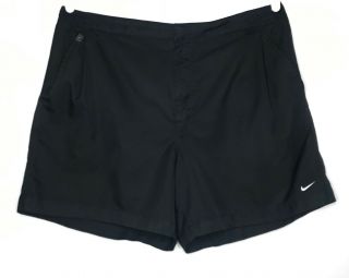 Vintage Nike Challenge Court Shorts Dri - Fit Tennis Black Mens Sz L