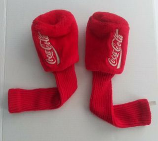 Vintage Coca Cola Classic Coke Can Set Of 2 Wood Golf Club Driver Head Covers