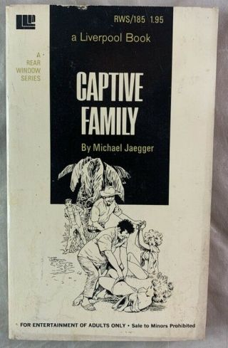 Liverpool Vintage Erotic Adult Paperback Book Captive Family Jaegger Rws