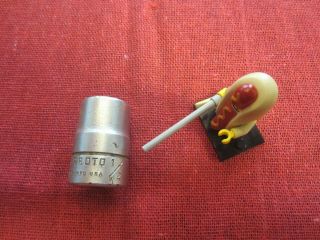 Vintage Proto Los Angeles 7416 - S 1/2 " 8 Point Socket Tool Usa