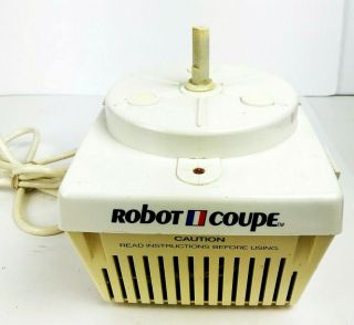 Vintage Robot Coupe Rc2000 Food Processor Base Made In France