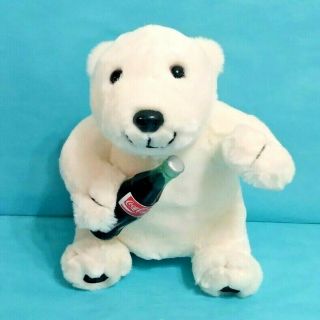Coca Cola Polar Bear Plush Stuffed Animal Toy Vintage 1994 9 " Seated