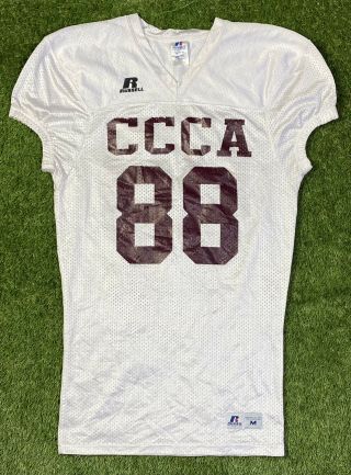 Russell Athletic Ccca Football Mens Size Medium Vintage Rugby Jersey Gridiron