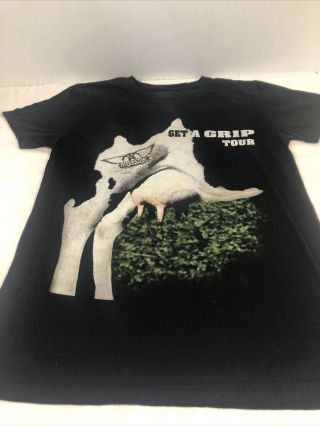 Aerosmith Get A Grip 1993 Tour Mens Vintage Classic T - Shirt Size Small