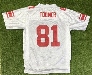 York Giants Amani Toover Large 14 - 16 Youth Vintage Rugby Jersey Gridiron