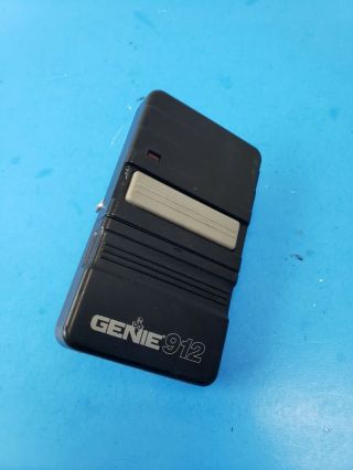 Oem Genie Gt912 - 1bl 9 Or 12 Dipswitch Garage Door Opener Remote Control 390mhz