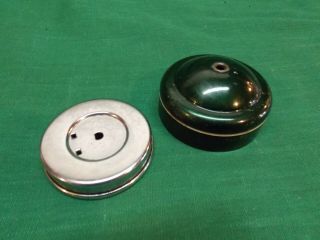 Vintage Johnson Century 100b Reel Green Front Cover And Rotor Replacement Parts