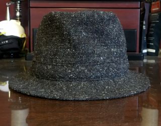 Vintage David Hanna Sons / Ll Bean Wool Tweed Donegal Irish Walking Hat L 7 3/8