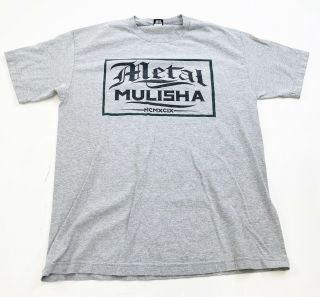 Vintage Metal Mulisha T Shirt Mens Large Grey