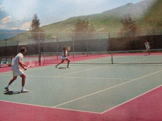 Tennis Sun Valley Id Idaho Vintage Postcard 51956