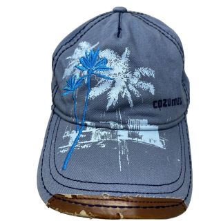 Vintage Cozumel Mexico Embroidered Baseball Cap Dad Hat Adjustable Blue Retro