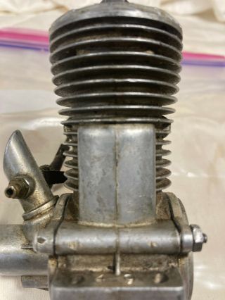 96.  vintage spark ignition engine for r/c c/l balsa model airplane F/F 2