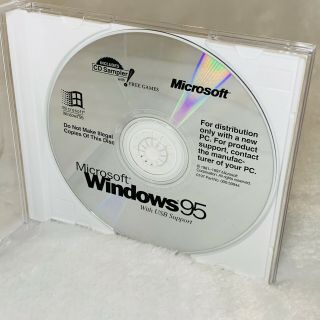 Vintage 1990s Microsoft Windows 95 Companion Disc (1995,  Cd - Rom) - Disc Only