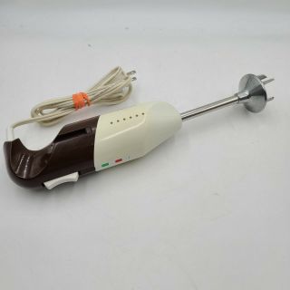 Vintage 2 Speed Hand Mixer Blender Immersion Wand Type E23 Made In Italy 1.  A2