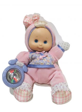 Vintage Fisher Price Brilliant Basics Baby First Doll B0577 Rattle