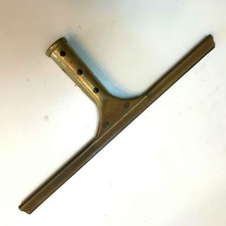 Vintage Ettore Steccone Products Master Squeegee Head Brass 13.  5 "