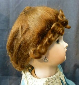 11 " Real Mohair Wig For Antique Doll,  Vintage Wig,  Dollmaking