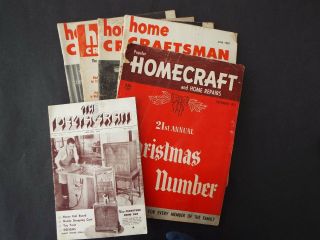 Home Craftsman Magazines & More.  Vintage 40 