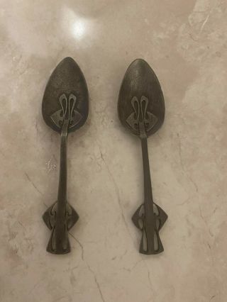 Liberty & Co Tudric Pewter Spoon Set By Archibald Knox