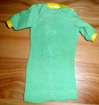 1824 SNAP DASH BARBIE CHARTREUSE GREEN DRESS 1960 ' s Vintage MATTEL MOD 1968 2