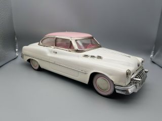 Vintage Tinplate Friction Drive Model Cadillac Approx 1/18 Scale