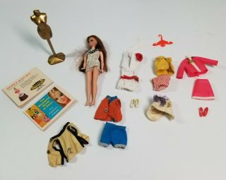 Vintage 1970 Topper Dawn Doll With Accessories