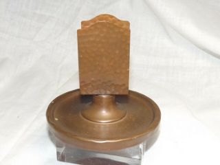Vintage Hammered Copper Arts & Crafts / Mission Match Box Holder/ashtray