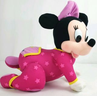 VTG 1999 RARE Mattel Disney Crawling Baby Minnie Mouse 10 
