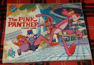 The Pink Panther Chase Game Vintage Board Game Whitman 1974 Rare